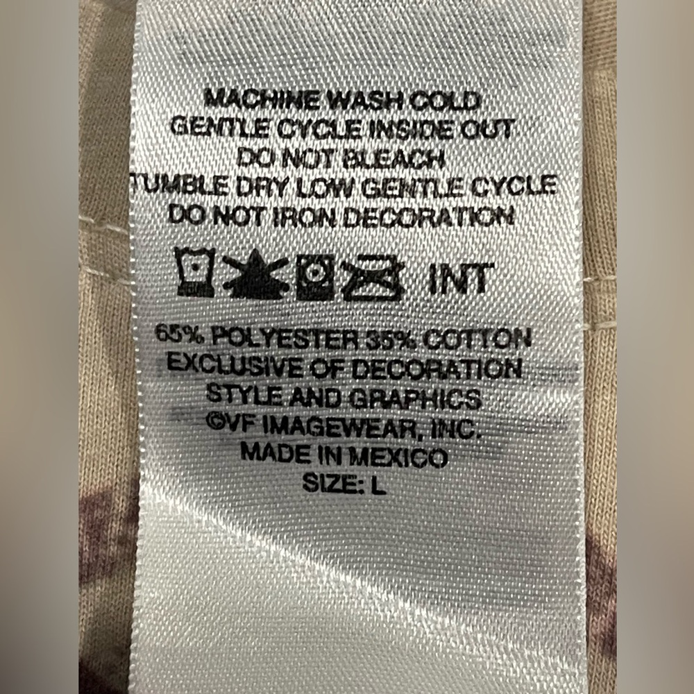 Harley Davidson Kokomo Indiana Beige Women Size Large Long sleeve shirt - Picture 5 of 7